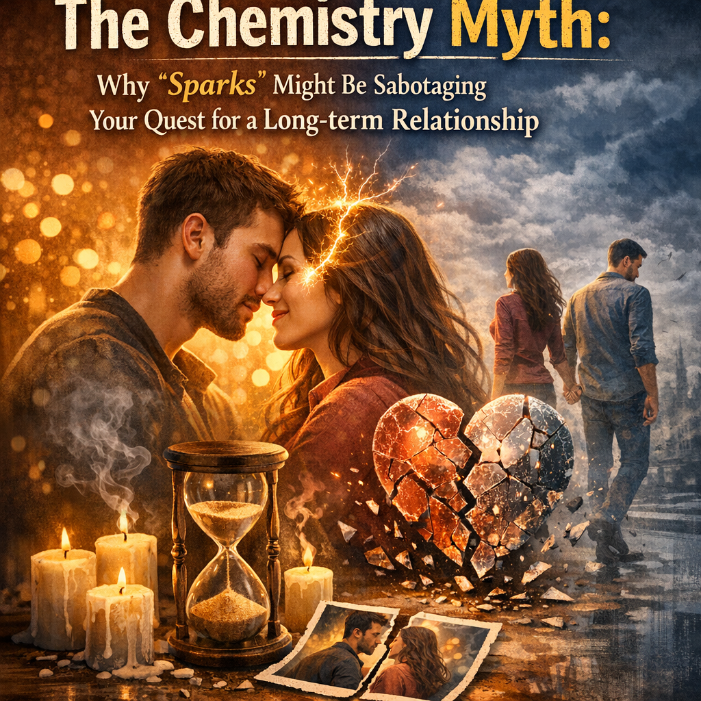 ”The Chemistry Myth: Why ‘Sparks’ Might Be Sabotaging Your Quest for a Long-term Relationship”